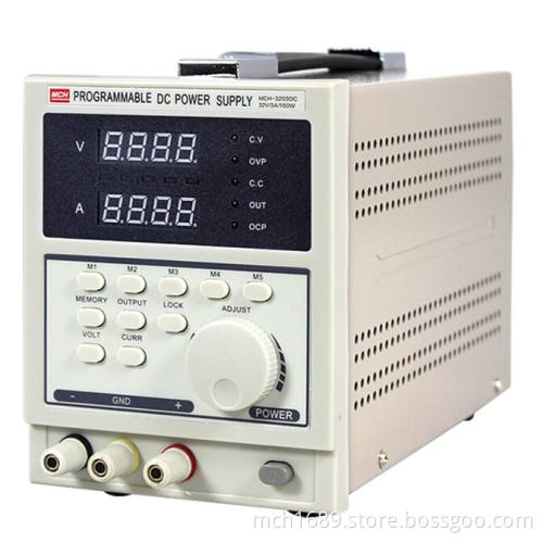 96W 32V 3A/160W 32V 5A Variable Programmable DC Power Supply with CE & RoHS (MCH-3203DC/MCH-3205DC)
